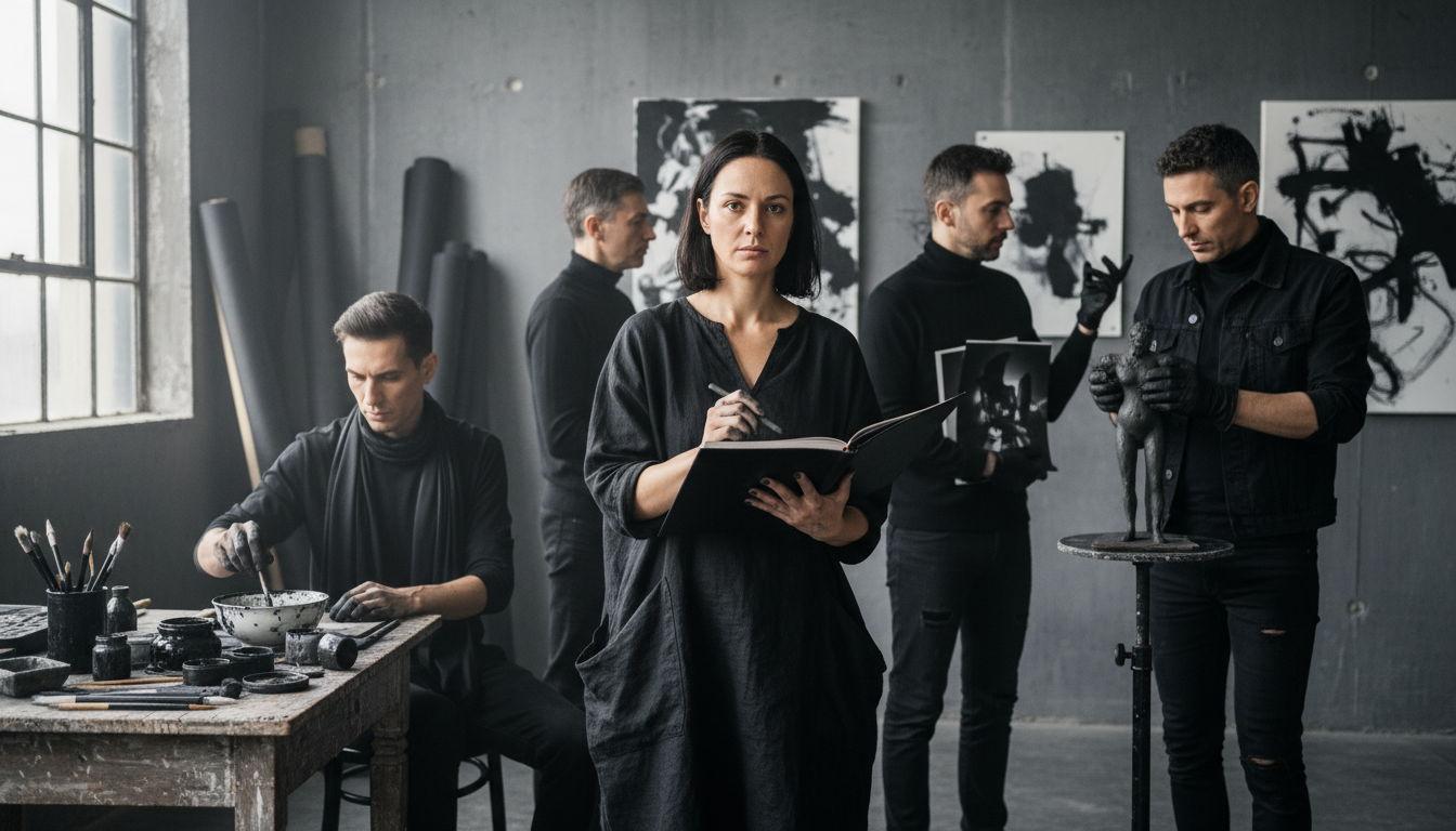 découvrez 5 artistes pour qui le noir est une couleur centrale dans leurs œuvres, explorant son intensité et sa profondeur.