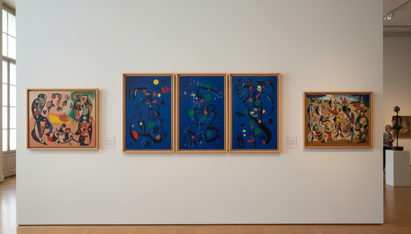 découvrez les œuvres célèbres de joan miró, un maître de l'art moderne, et plongez dans son univers coloré et poétique.